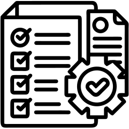 checklist line icon