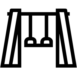 秋千 线条 图标