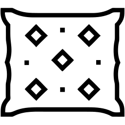 подушка линия иконка