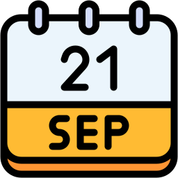 september lineal color icon