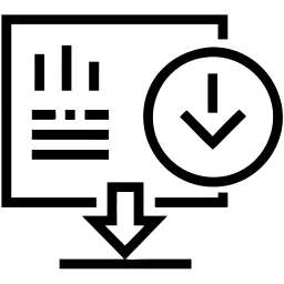 下载 线条 图标
