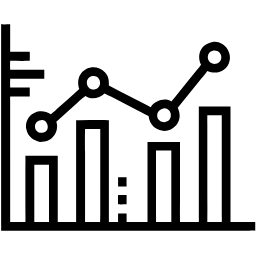 cuadro línea icono