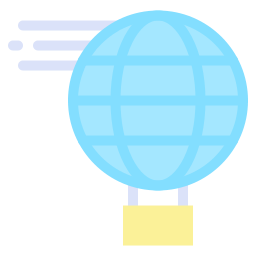 globo plano ícone