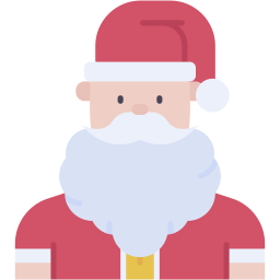 santa flat icon