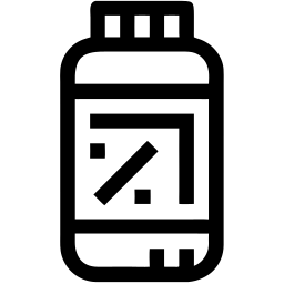 cream jar line icon