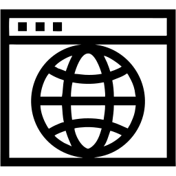 Webseite linie Icon