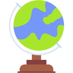 globe flat icon