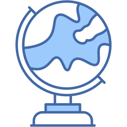 globe two color icon