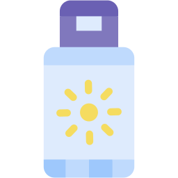 sunscreen flat icon
