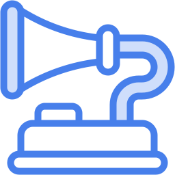 phonograph two color icon
