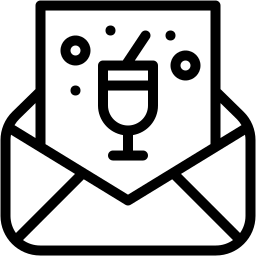 davet çizgi simge