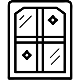 窗户 线条 图标