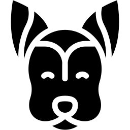 german shepherd filled icon