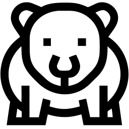 capybara line icon
