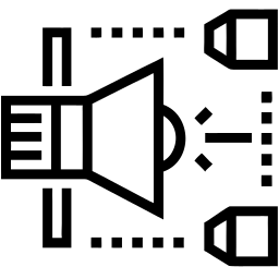 speaker line icon