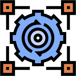 automation lineal color icon