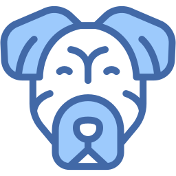 dog two color icon