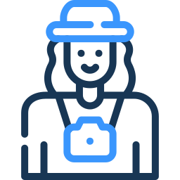 traveler two color icon