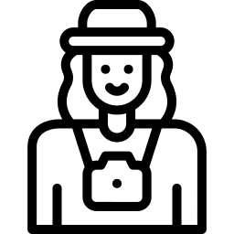 traveler line icon