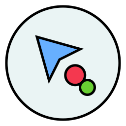 cursor lineal color icon