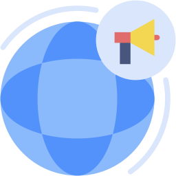 globale Kampagne flach Icon