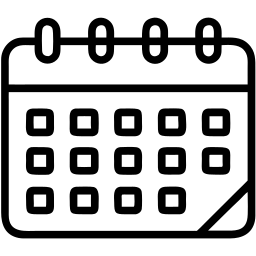 日程 线条 图标
