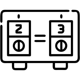 scoreboard line icon
