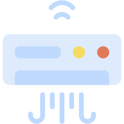 air conditioner flat icon
