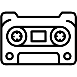 cassette line icon