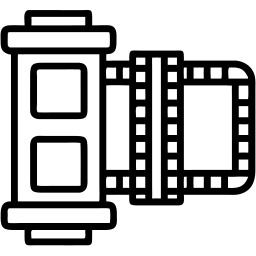 film reel line icon