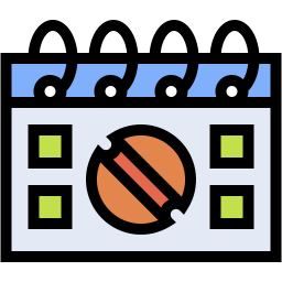 medical appointment lineal color icon