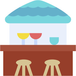 Bar flach Icon