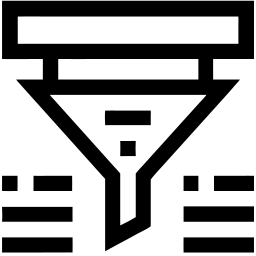 filtering line icon