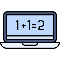 laptop lineal color icon