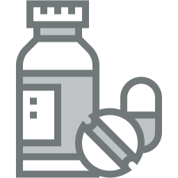 medication two color icon