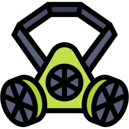 respirator lineal color icon