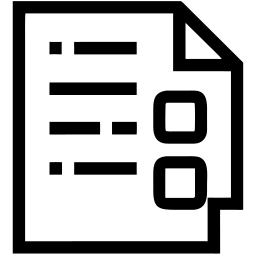 dokumentieren linie Icon