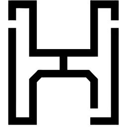 字母H 线条 图标