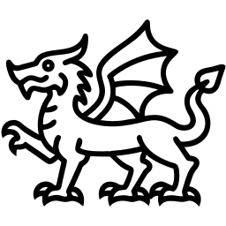 dragon line icon