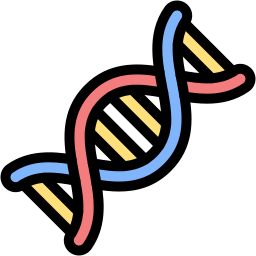 dna lineal color icon