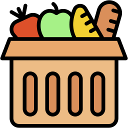 produce box lineal color icon