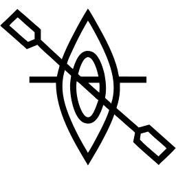 каяк линия иконка