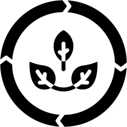 sustainability filled icon