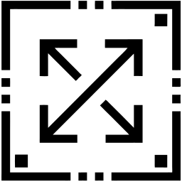 resize line icon