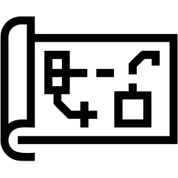 blueprint line icon
