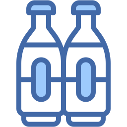drinks two color icon