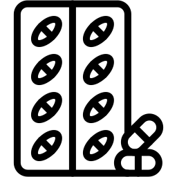 pills line icon