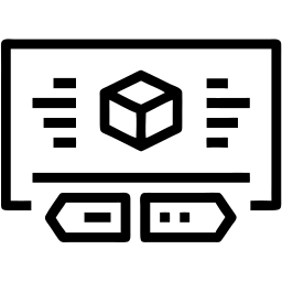 data visualization line icon