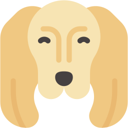 anjing datar ikon