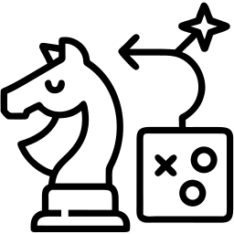strategy line icon
